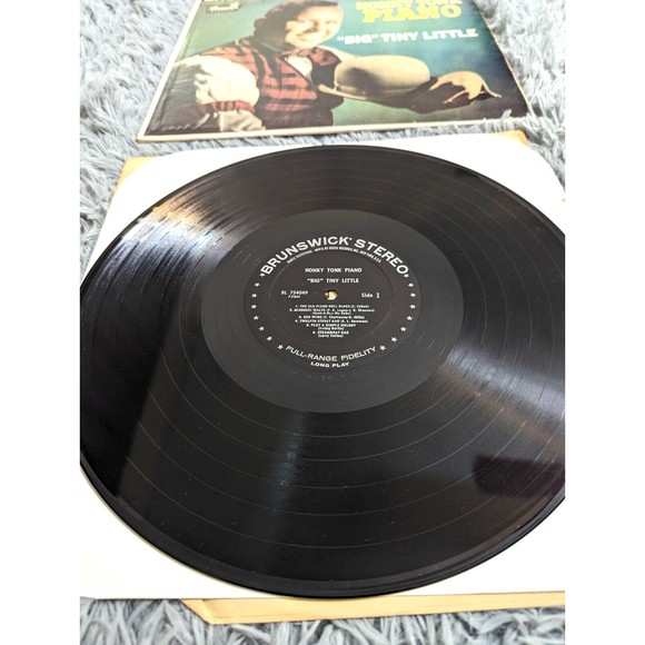 Big Tiny Little Honky Tonk Piano 1959 Brunswick LP 33 Rpm Vinyl Record BL 754049 - Picture 2 of 12